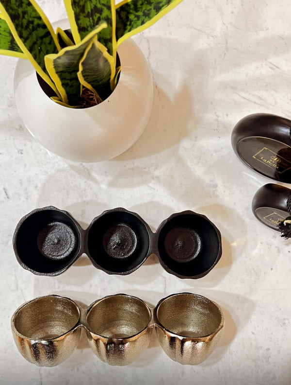 طقم بزورات ٣قطع نحاس
